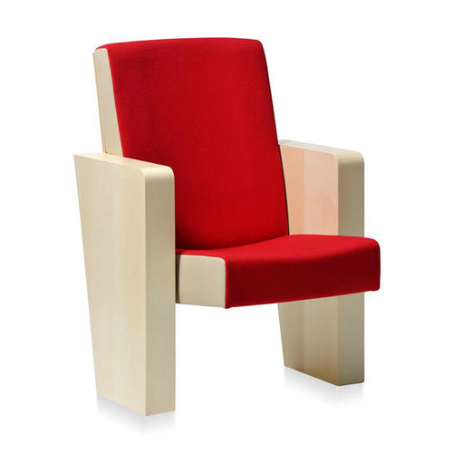 Fauteuil d'auditorium contemporain - NOVEL - Cinearredo Italia - en tissu / en contreplaqué / pliant