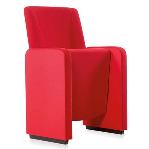 Fauteuil d'auditorium contemporain - SCALA - Cinearredo Italia - en tissu / en contreplaqué / pliant