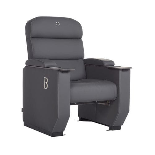 Fauteuil de cinéma en tissu - ARES SOFT EASY - Cinearredo Italia - Home Cinéma / gris / motorisé