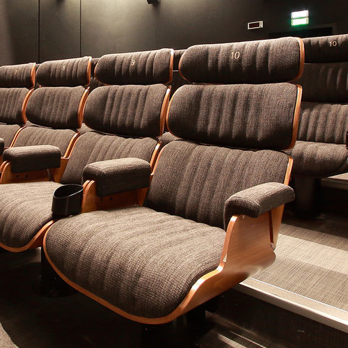 Fauteuil de cinéma en tissu - LUCKY - Cinearredo Italia - en contreplaqué / Home Cinéma / gris