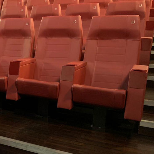 Fauteuil de cinéma en tissu - CANDIANI - Cinearredo Italia - en cuir / en contreplaqué / en acier