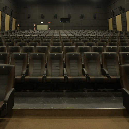 Fauteuil de cinéma en tissu - CIAKY - Cinearredo Italia - en simili cuir / Home Cinéma / rouge