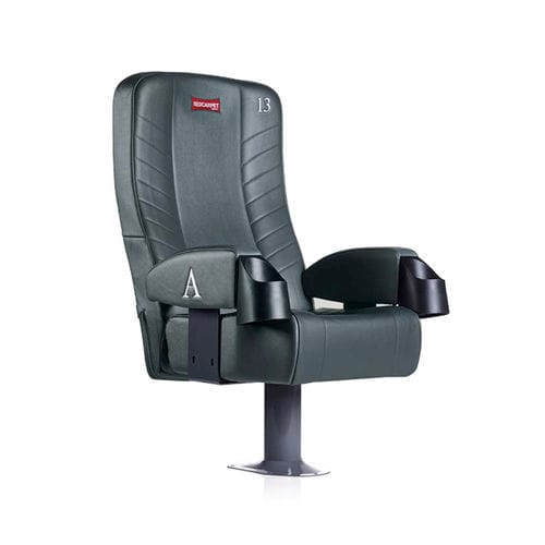 Fauteuil de cinéma en tissu - CONFORT - Cinearredo Italia - en cuir / en contreplaqué / en acier