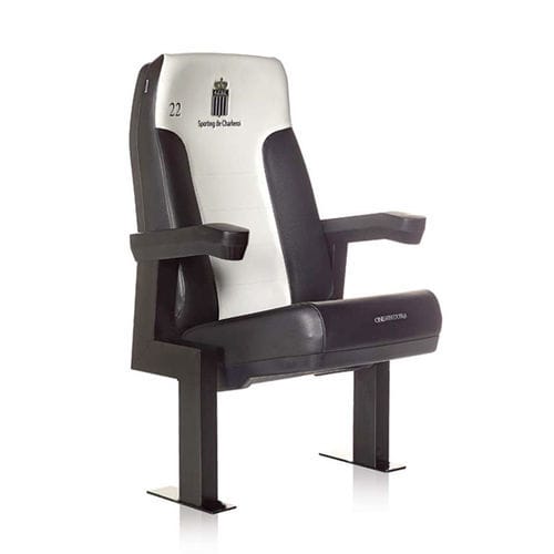 Fauteuil d'auditorium contemporain - LEXUS - Cinearredo Italia - en cuir / en contreplaqué / pliant