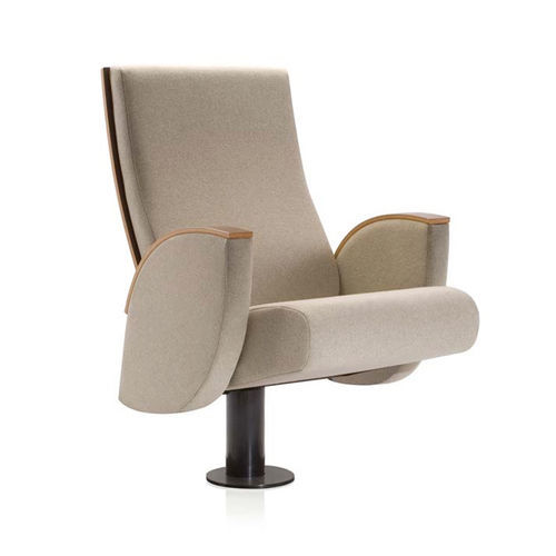 Fauteuil d'auditorium contemporain - VERDI - Cinearredo Italia - en tissu / en contreplaqué / pliant