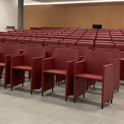Fauteuil d'auditorium contemporain - FOLDER - Cinearredo Italia - en tissu / pliant / avec revêtement amovible