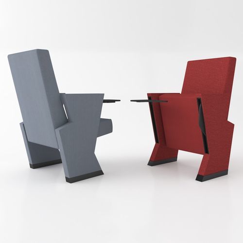 Fauteuil d'auditorium contemporain - SAHARA - Cinearredo Italia - en tissu / pliant / à tablette