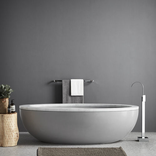 Baignoire ovale - VESSEL - Claybrook interiors - à poser / pour habitat / à usage professionnel