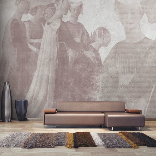 Papier peint contemporain - PIERO DELLA FRANCESCA - Skinwall - en tissu / en vinyle / à motif