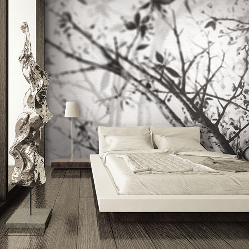 Papier peint contemporain - IN THE SHADOWS - Skinwall - en tissu / en vinyle / à motif nature