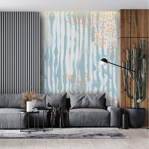 Papier peint design original - SHIBORI - Skinwall - en textile non-tissé / en fibre de verre / en vinyle