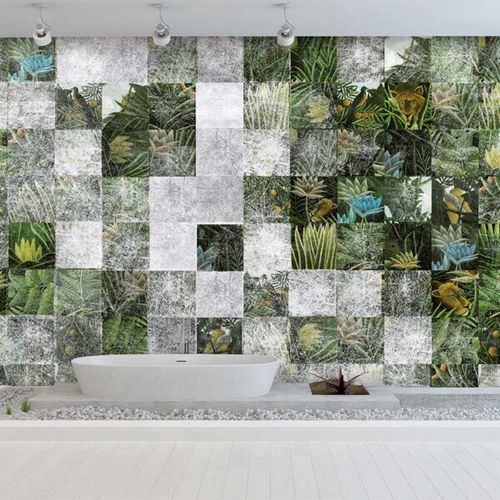 Papier peint contemporain - HOMAGE TO ROUSSEAU - Skinwall - en tissu / en vinyle / à motif nature
