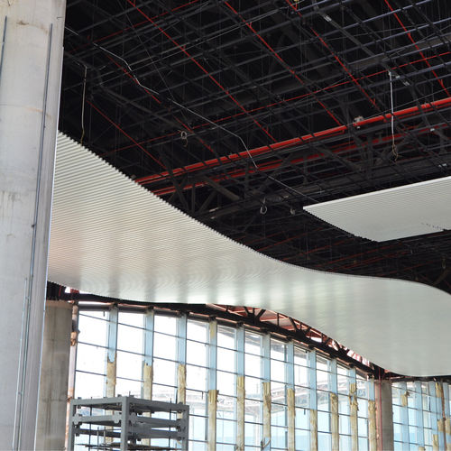 Structure pour plafond en métal - FBS SYSTEM - BUTEM METAL - ignifuge / acoustique / perforée