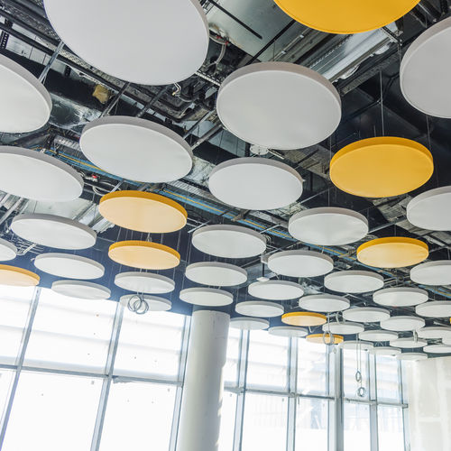 Faux-plafond en métal - ISLAND SYSTEM - BUTEM METAL - en dalles / en panneaux / en îlot