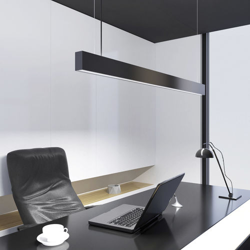 Profil éclairant suspendu - LEAN  - LIRALIGHTING - à LED / réglable / pour bureau