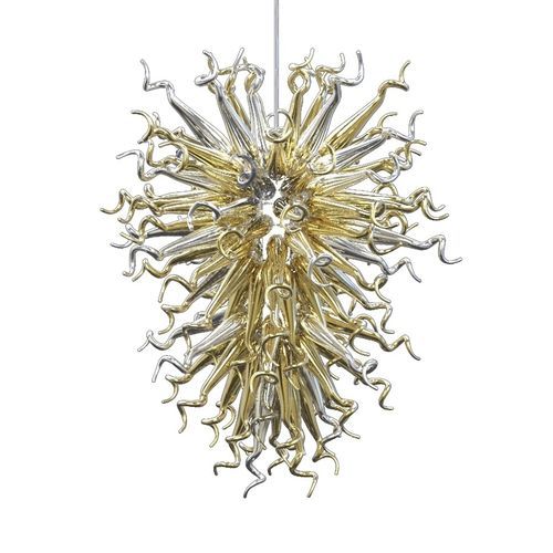 Lustre contemporain - Capriccio - Murano Lux - en verre soufflé / en verre de Murano / 12 ampoules