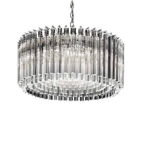 Lustre contemporain - Trihedron Triedri - Murano Lux - en verre de Murano / cascade / à chaîne