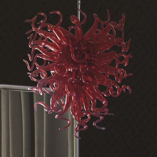 Lustre contemporain - Medusa Fire - Murano Lux - en verre soufflé / en verre de Murano / sculptural
