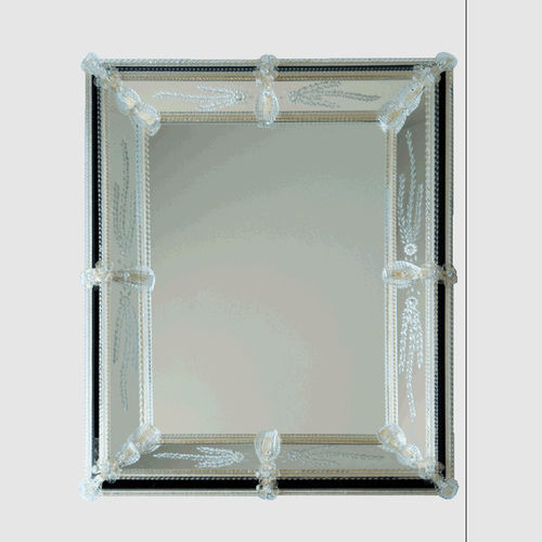 Miroir mural - Goldoniano - Murano Lux - de style vénitien / rectangulaire / en verre de Murano