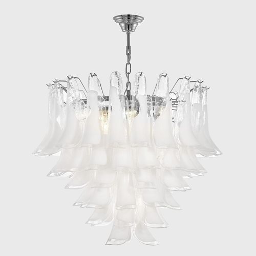 Lustre contemporain - Tulip - Murano Lux - en verre de Murano / 7 ampoules / candélabre