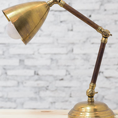 Lampe de table - Wickeder Westfalenstahl GmbH - en acier / en laiton / contemporaine