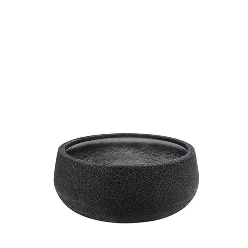 Jardinière en grès émaillé - J600.160 - Le Présent - ronde / contemporaine / d'extérieur
