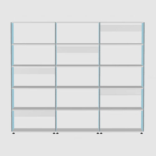 Étagère modulable - PLUSMINUS 5 X 3 - Faust Linoleum - contemporaine / en MDF / en tôle d'acier