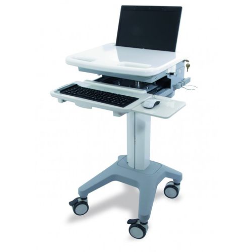 Chariot multimédia - HOSCAR 151 - ERARD PRO - pour établissement de santé / en métal peint