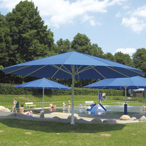 Parasol rond - TL / TLX  - UHLMANN - en tissu / en inox / professionnel