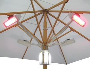 Chauffage infrarouge pour parasol - UHLMANN - électrique / professionnel