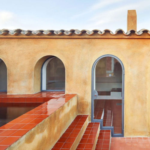 Tomette en céramique - CATALANA - CERAMICA FERRES - finition mat / d'intérieur / d'extérieur