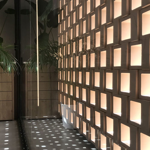 Claustra en céramique - CUADRADA - CERAMICA FERRES - d'extérieur / d'intérieur