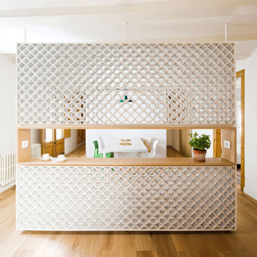 Claustra en céramique - EMPORDÀ - CERAMICA FERRES - d'intérieur