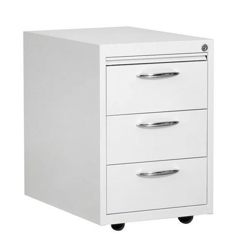 Caisson de bureau en métal - DAMA – MOD. B - H 573 - Sara - à 3 tiroirs / à 2 tiroirs / à roulettes