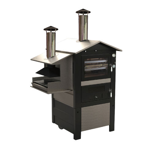 Four à bois - Moretti Design Gruppo - pose libre / encastrable / avec gril intégré