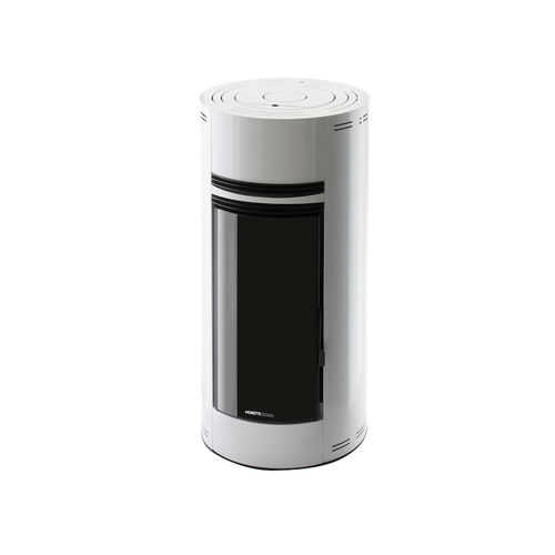 Poêle chaudière à granulés - AQUA 11  - Moretti Design Gruppo - contemporain / en métal / en faïence