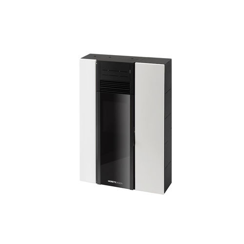 Poêle à granulés - C8 COMPACT - Moretti Design Gruppo - 0 - 5 kW / 5 kW - 10 kW / contemporain