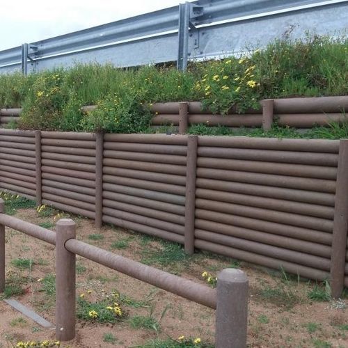 Palissade à barreaux - Samouqueira - Extruplas - pour espace public / pour route / en plastique recyclé
