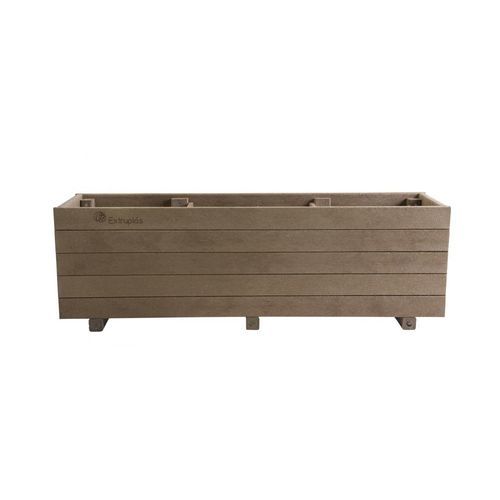 Jardinière en plastique recyclé - Begónia - Extruplas - rectangulaire / à haute résistance / étanche