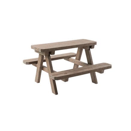 Table de pique-nique pour enfant - Extruplas - contemporaine / en plastique recyclé / avec piètement en plastique