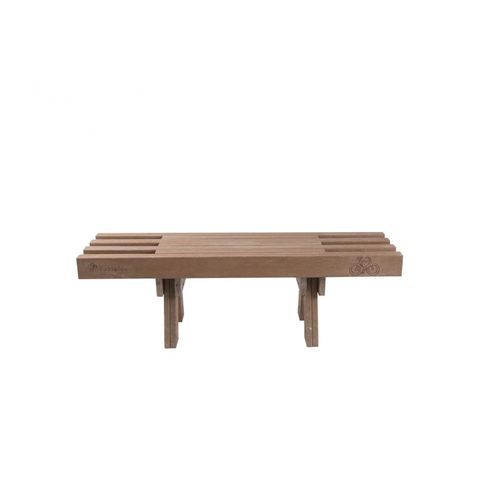Banc public avec range-vélo intégré - Extruplas - contemporain / en plastique recyclé / sans dossier