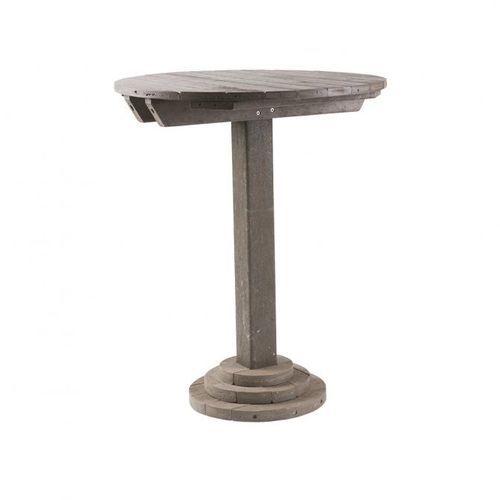 Table mange-debout contemporaine - Extruplas - en plastique recyclé / avec piètement en plastique / avec piètement en matières recyclées