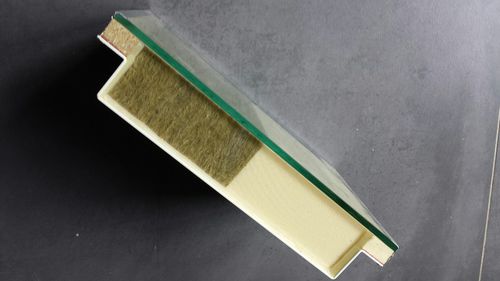Panneau sandwich pour façade - PanneauxFaçadesHD - face en aluminium / âme en fibres minérales / âme en polystyrène extrudé