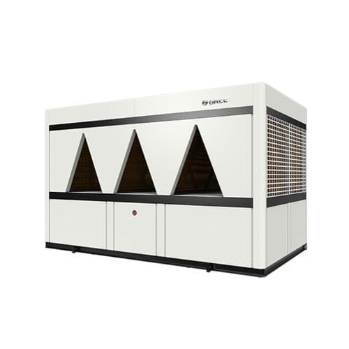 Groupe d'eau glacée à condensation par air - D Series - Gree - au sol / modulaire / industriel
