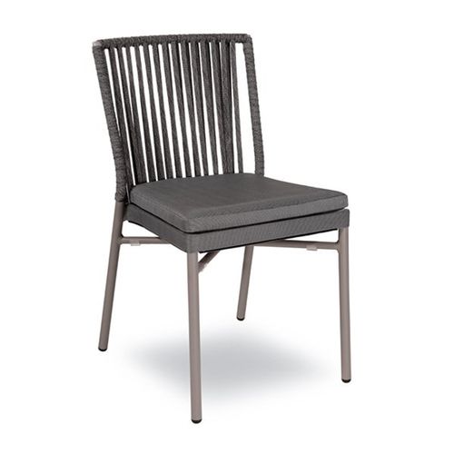 Chaise contemporaine - NICOLE  - Thöni Josef GmbH - d'extérieur / en tissu / en aluminium