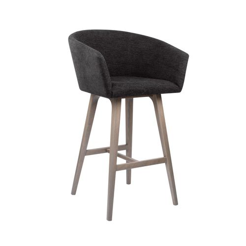 Chaise de bar contemporaine - 8114 ALG10 - Thöni Josef GmbH - d'intérieur / en tissu / avec piètement en hêtre