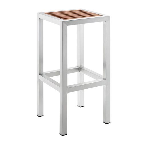 Tabouret de bar contemporain - BAVARIA  - Thöni Josef GmbH - en aluminium / avec piètement en aluminium / 4 pieds