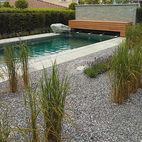 Couverture de piscine à lattes - OBERFLUR - Rollo Solar - automatique / de sécurité