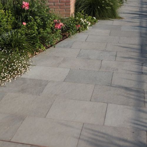 Revêtement de sol en calcaire - KOTA BLU - jaipur pietre - pour extérieur / pour entrée / pour espace public