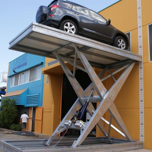Plateforme pour parking multidirectionnelle - CARLIFT ST - RDT Elevazione - tournante / électrique / hydraulique
